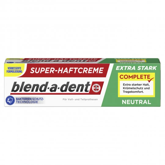 Haftcreme Complete Extra Stark Neutral 47G 1 Haftcreme Complete Extra Stark Neutral 47G