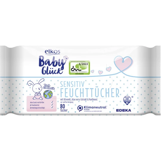 Baby Glück Sensitiv Feuchttücher 2x 80ST 1 Baby Glück Sensitiv Feuchttücher 2x 80ST