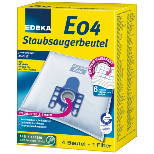 Staubsaugerbeutel E04 4ST 1 Staubsaugerbeutel E04 4ST