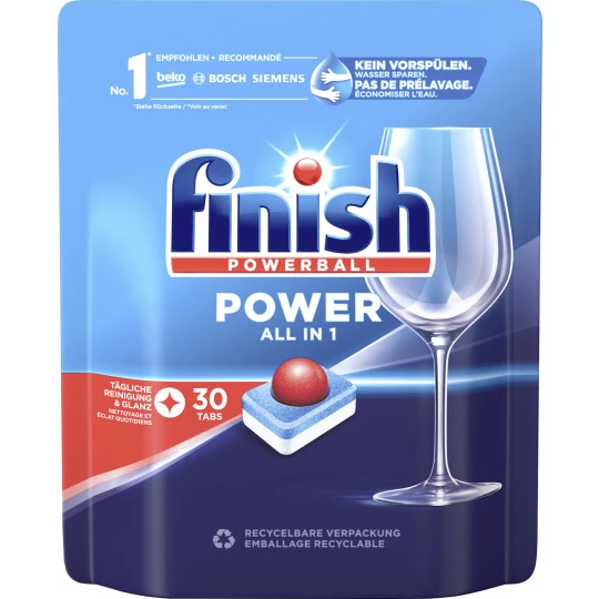 Finish Powerball All In 1 Tabs 30ST 1 Finish Powerball All In 1 Tabs 30ST