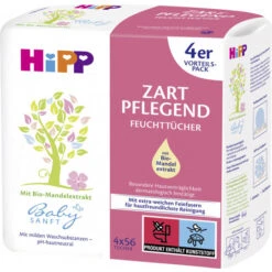 Hipp Babysanft Zart Pflegend Feuchttücher 4x 56ST