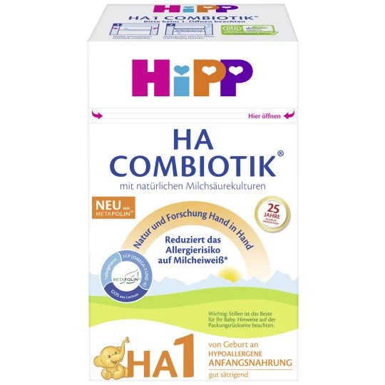 Hipp HA 1 Combiotik Von Geburt An 600G 1 Hipp HA 1 Combiotik Von Geburt An 600G