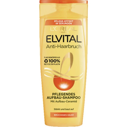 L'Oreal Elvital Anti-Haarbruch Pflegendes Aufbau-Shampoo 300ML 1 L'Oreal Elvital Anti-Haarbruch Pflegendes Aufbau-Shampoo 300ML
