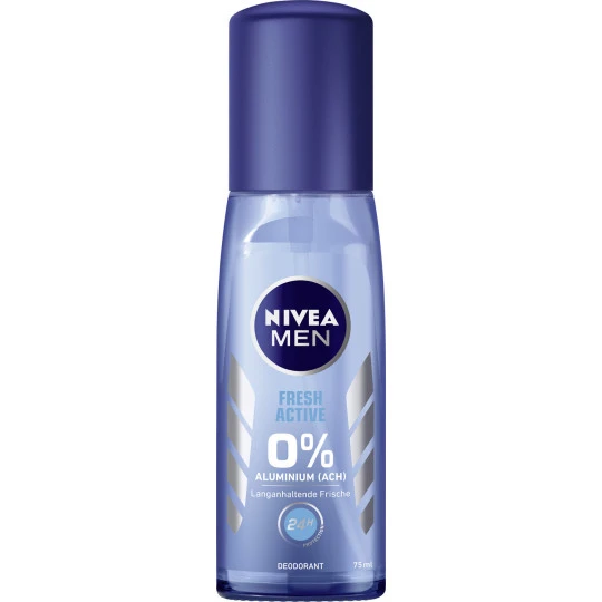 NIVEA Men Deo Zerstäuber Fresh Active 75ML 1 NIVEA Men Deo Zerstäuber Fresh Active 75ML