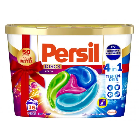 Persil® Color Discs 4in1 Tiefenrein 400G 16WL 1 Persil® Color Discs 4in1 Tiefenrein 400G 16WL