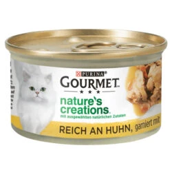 Purina Gourmet Nature's Creations Reich An Huhn Garniert Mit Spinat Und Tomaten 85G
