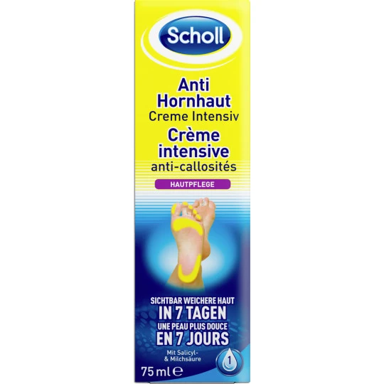 Scholl Anti-Hornhaut Creme Intensiv 75ML 1 Scholl Anti-Hornhaut Creme Intensiv 75ML
