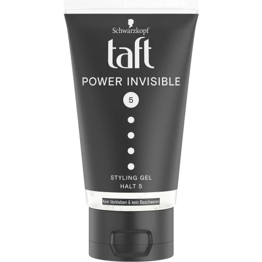 Schwarzkopf Taft Power Invisible Styling Gel Halt 5 150ML 1 Schwarzkopf Taft Power Invisible Styling Gel Halt 5 150ML