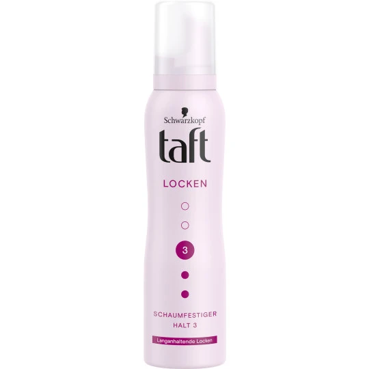 Schwarzkopf Taft Locken Schaumfestiger Halt 3 150ML 1 Schwarzkopf Taft Locken Schaumfestiger Halt 3 150ML